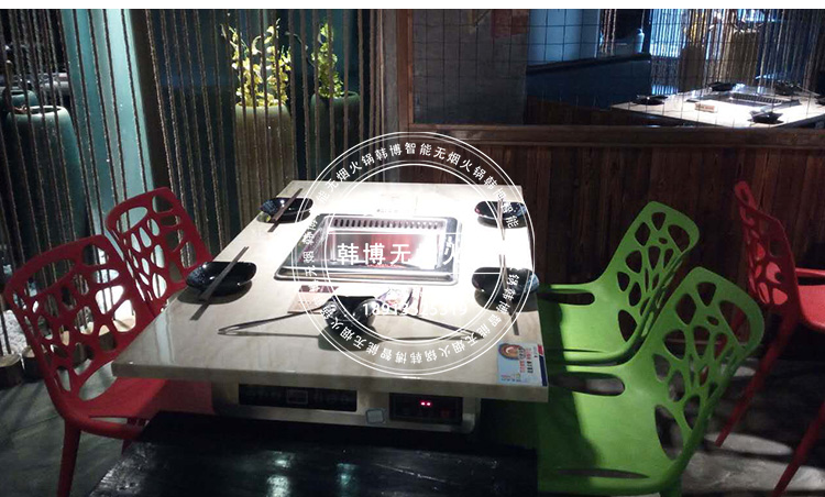 大理石无烟火锅桌(图4)